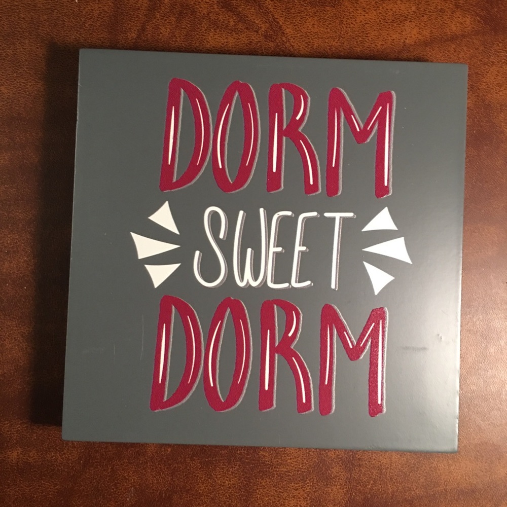 Dorm sweet dorm sign